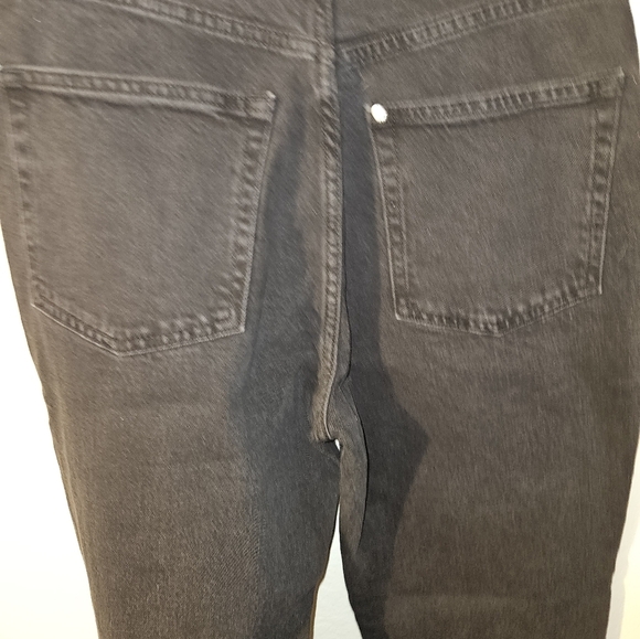 & Denim Womans Black Vintage Mom Jean  Size 8 - Picture 5 of 8